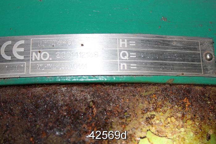 Used Sulzer NPT 53-10 10x10x21 Vortex Pump #42569