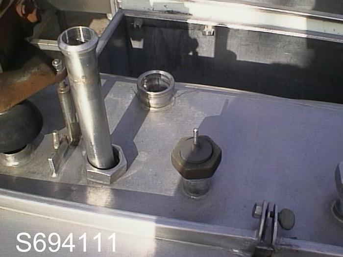 Used Tank, 280 Gallon, S/st, (2) 29" X 27" X 43", 1/2 HP Agits, #S694111