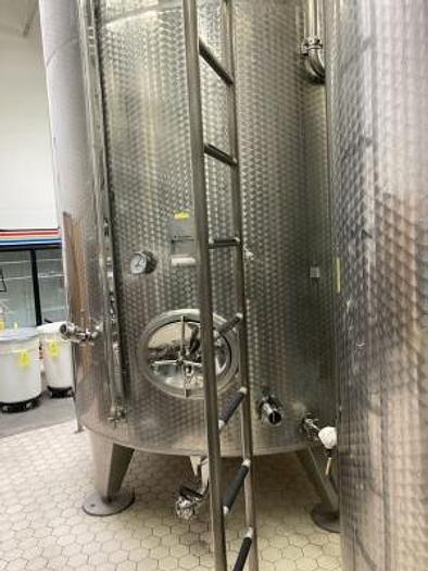 Used (2) available - Used Letina Jacketed 13900L / 3670Gal Storage Tank