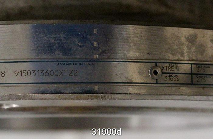 Used Neles Jamesbury A 8" Ball Control Valve #31900