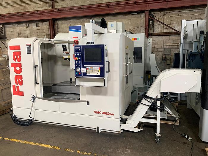 Used 40"X, 20"Y, 20"Z, FADAL, 2018, MODEL 4020B-II, CNC VERTICAL MACHINING CENTER