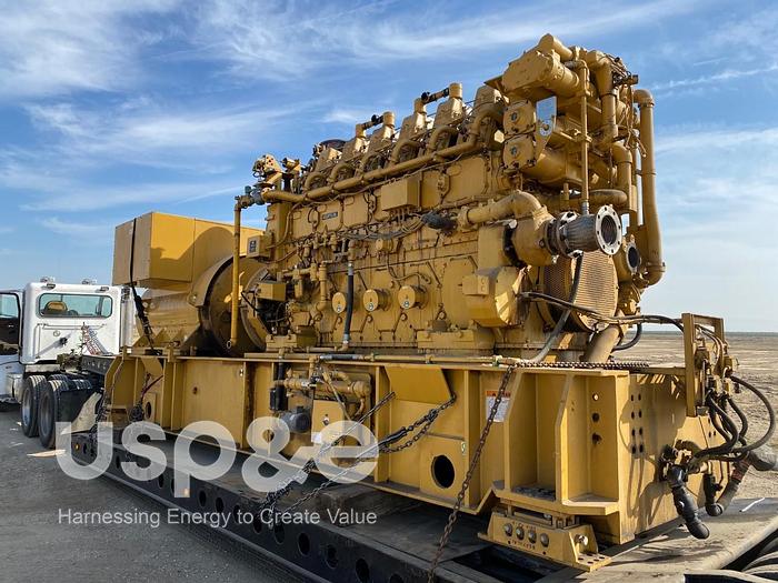 Used 1.1 MW Used Caterpillar G3606LE Natural Gas Generator Sets