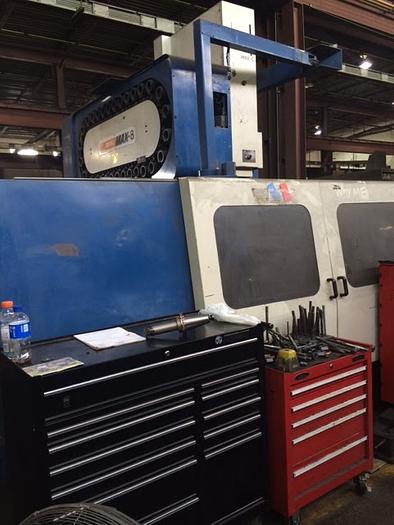 SUPERMAX MAX 8 GEARED HEAD VERTICAL MACHINING CENTER WITH FANUC OM CONTROL