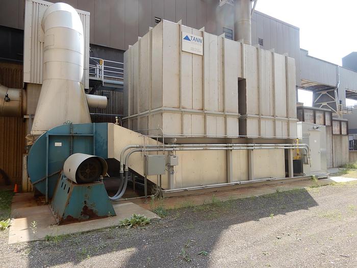 Used TANN MODEL TR2595 RTO OXIDIZER 25,000 SCFM MANUFACTURED 2018