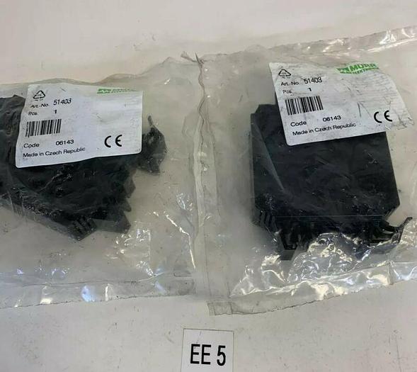 New Murr Elektronik Art. No. 51403 24VDC (Lot Of 2) Fast Shipping!