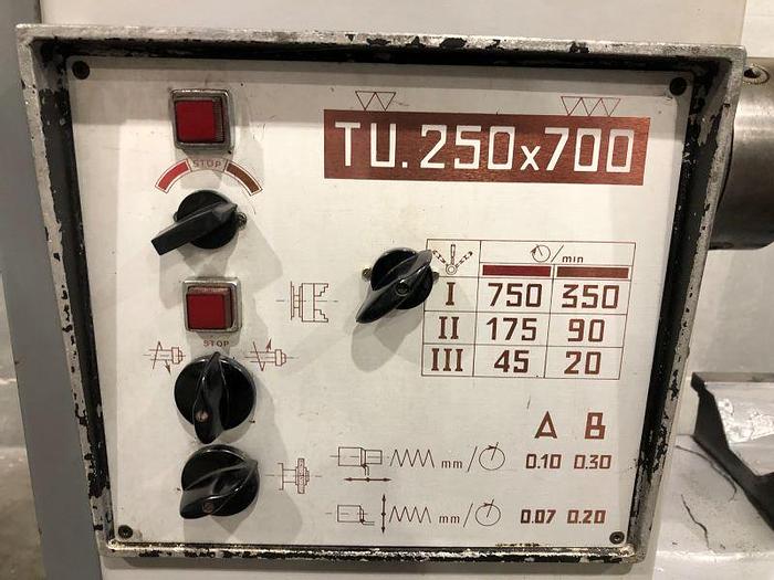 Usato TORNIO PARALLELO ZANROSSO MINOR TU 250 x 700 mm