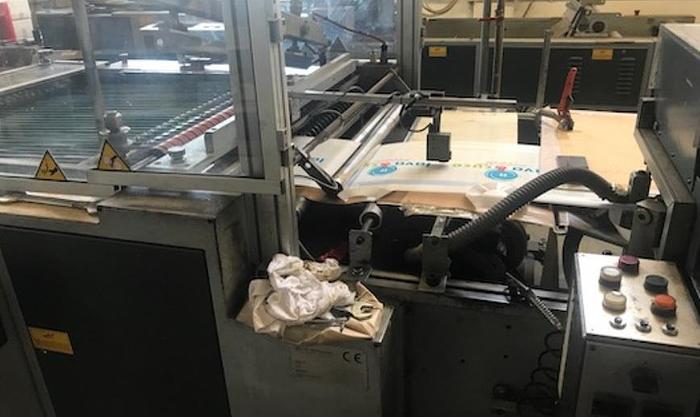 Used 1998 De Benardi 80G -SH for the production of film soft loop handles bags