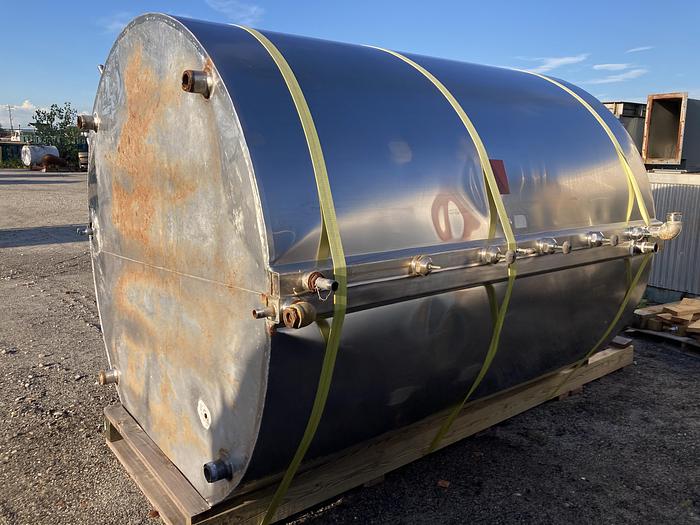 Used Used Cherry Burrell 2000 gallon 304 stainless steel jacketed batch processor