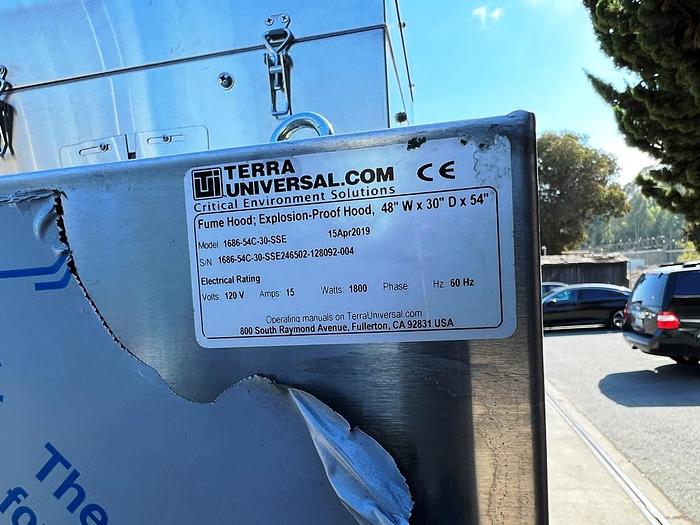 Used Fume Hood, 144" x 30" x 30" S/St, Explosion Proof #S744854