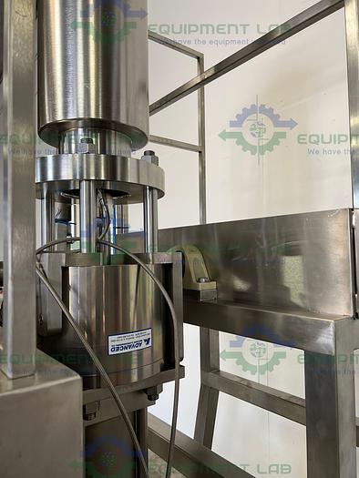 Used Varian  L & L4006MLWJ Load & Lock 6" Chromatography Column On Skid w/ Feed Pump