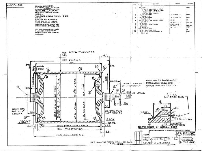 Used 1953 BELOIT #21328
