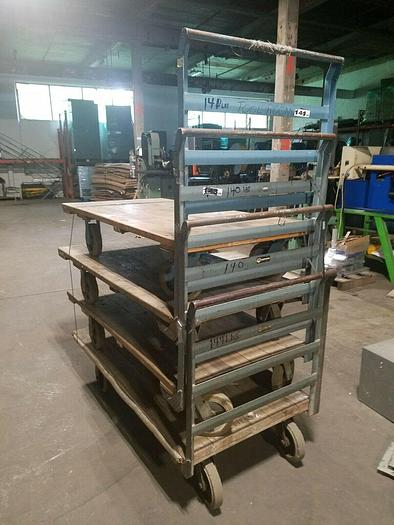 Used 30 x 60 Inch Heavy Duty Platform Truck Cart 1000+ Lbs Capacity Made in USA
