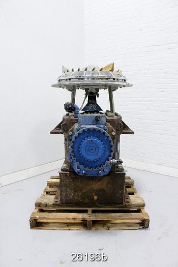 Used Falk 82YBX2S Right Angle Gear Reducer, Vertical Output, 3.41/1 Ratio #26196