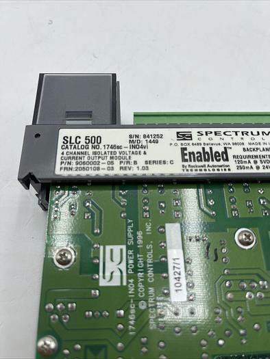 Used Allen Bradley 1746sc-IN04vi Ser C