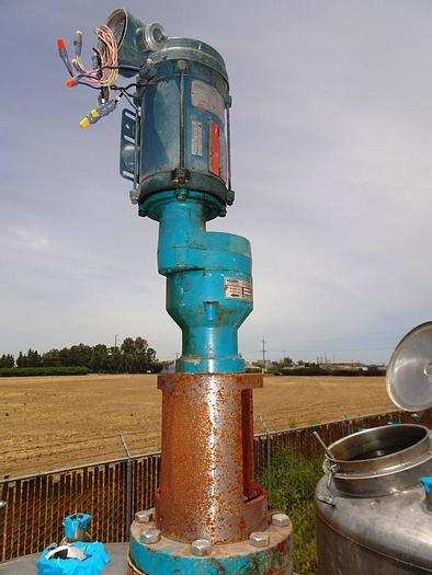 Used Tank, 550 Gallon, S/st, Agit, 1.5 HP, DT/DB, 52" x 60", #S742660