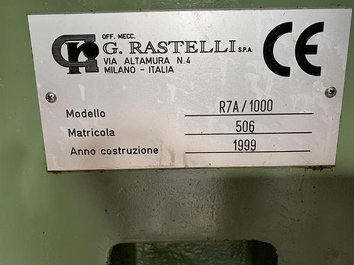 Ottime Universal Hydraulic Grinding Machine RASTELLI R7A / 1000