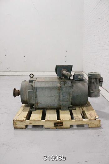 Used Reliance L0410A Electric 50 Hp AC Motor, 1185-2370 RPM #31608