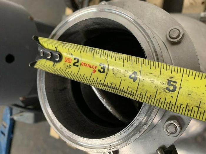 Used Tri-Clover Tri-Blender F4329MD-MBV-S w/ 20 HP Motor On Stainless Steel Skid