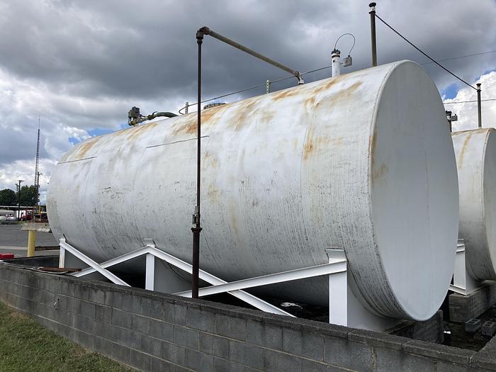 Used Used approximately 15,000 gallon carbon steel horizontal single walled fuel tank