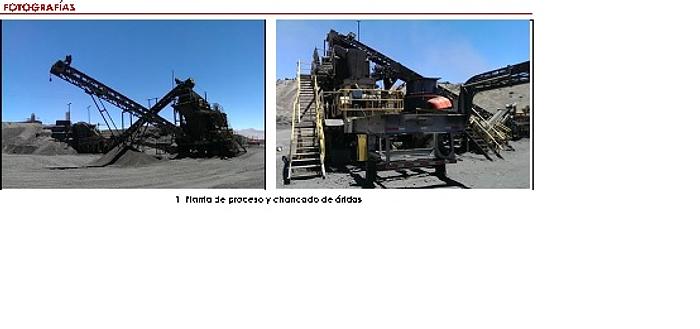 PLANTA DE PROCESOS Y CHANCADO DE ARIDOS