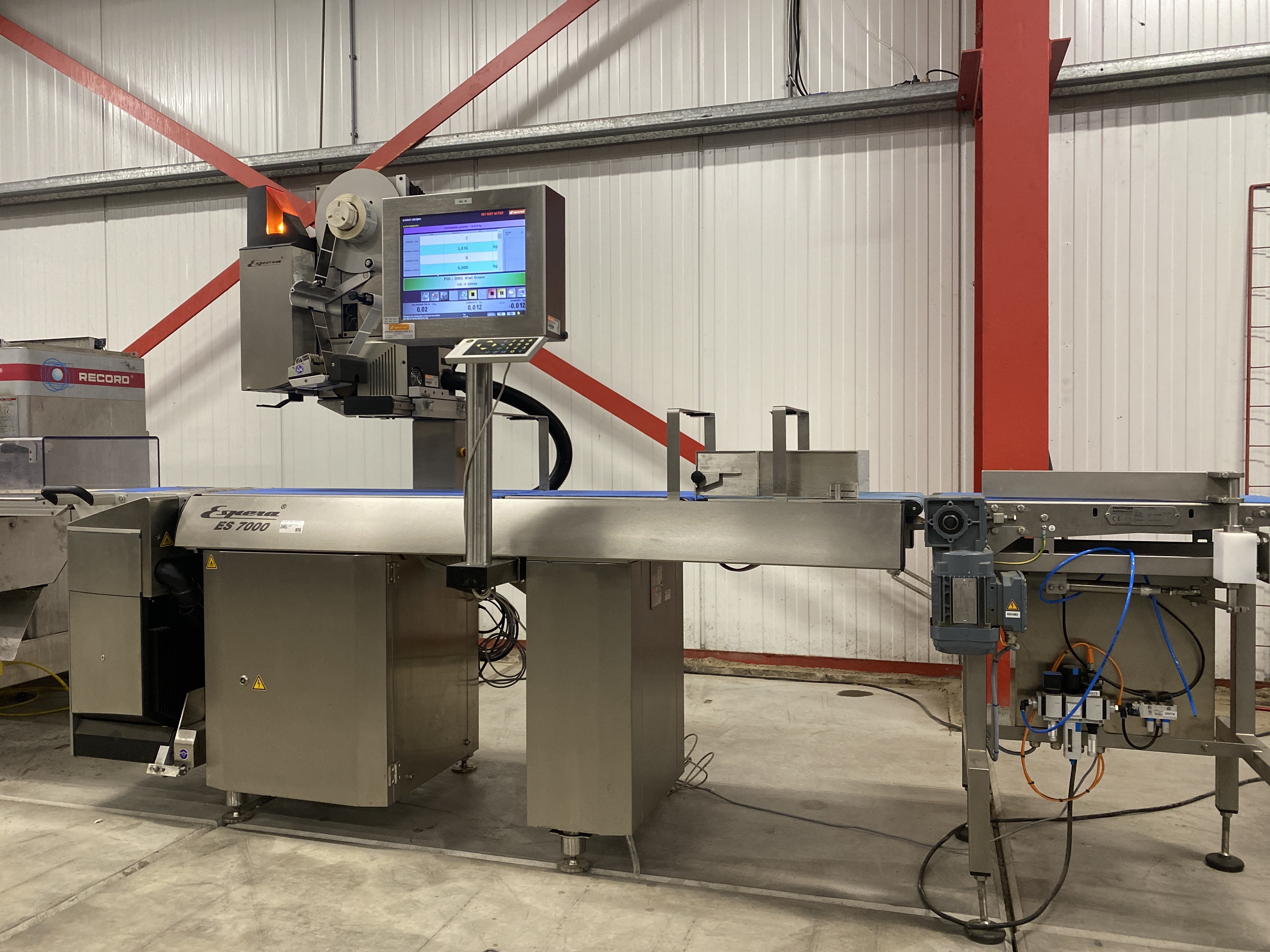 Refurbished 2020 Espera ES7000 weigh price labeler, top and bottom