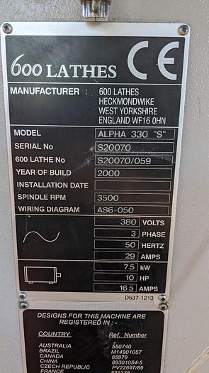 Ottime Tornio ad Autoapprendimento HARRISON ALPHA 330 S PLUS