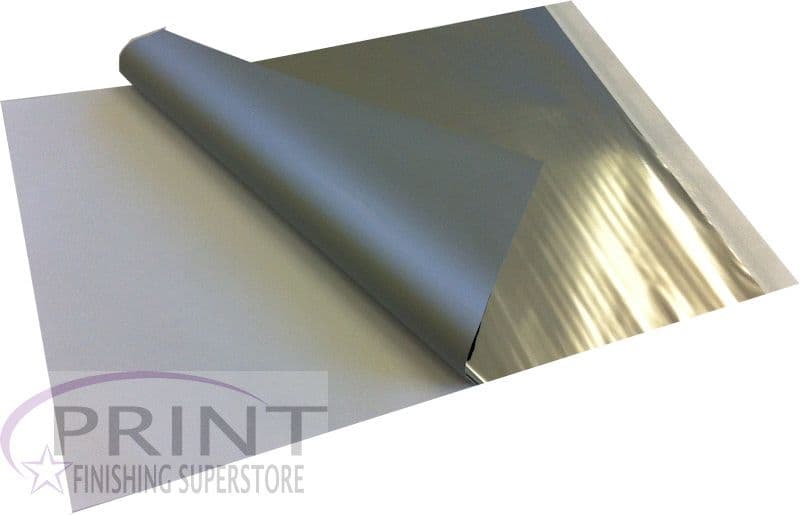 Omnicrom Colour Transfer A4 Metallic Foils - Shiny Silver Film (100)