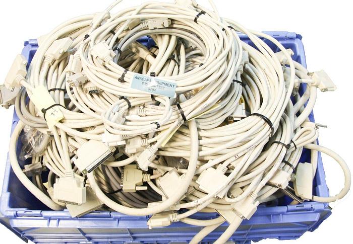 Used LCOM Digital Instruments LL84201, E74020 & Various Cable Lot of 100+ (5794)G