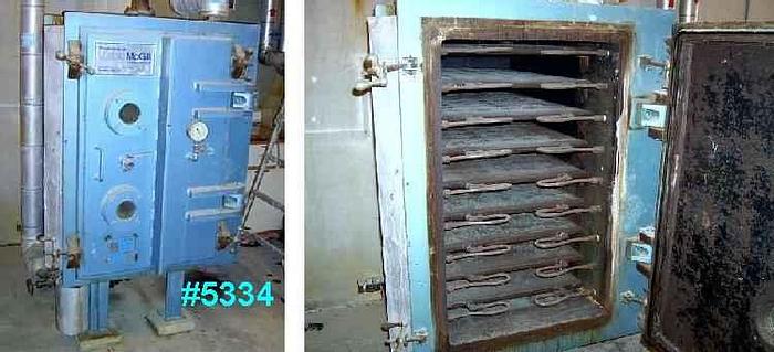 Used 48 SQ. FT. UNITED McGILL VACUUM SHELF DRYER – C/S