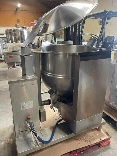 Used Groen 60 Gallon Model DH-60 Tilting Jacketed Steam Kettle