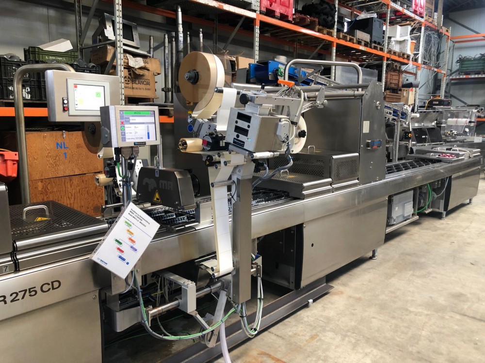 Used Multivac paper skin-pack thermoformer.