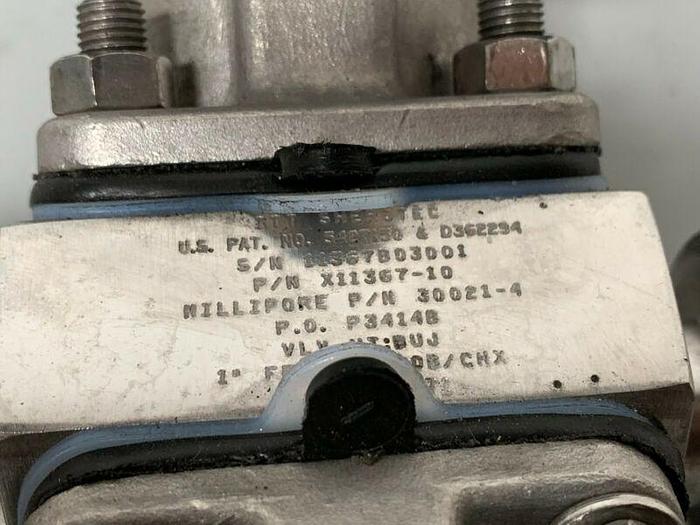 Used 2 ITT Sherotec 3-way Stainless Steel Valve w/ Position Monitors & 2" Fittings