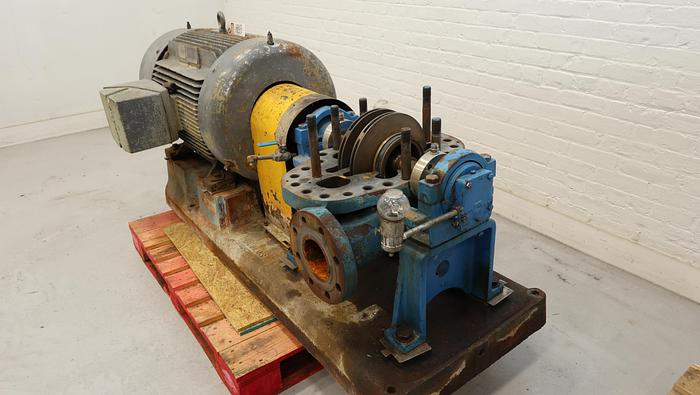 Used Goulds 3316 3x4x11H Split Case Pump #44656