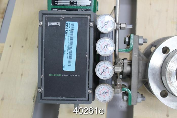 Used Fisher V150 3" Vee Ball Control Valve #40261