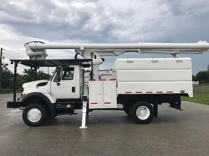 Used 2010 International 7300 4x4 Altec LRV58 63ft Over-Center Forestry Truck - C76319
