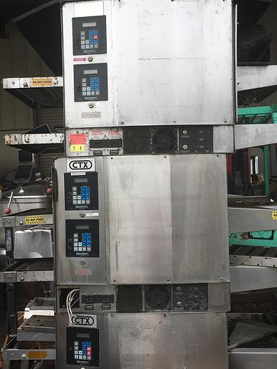 Used Lot of 3 CTX Pizza Ovens (For Parts) CTX