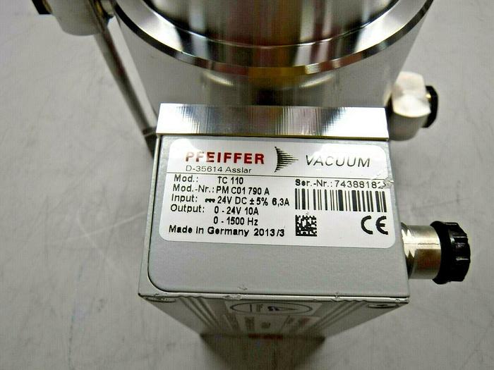 Used PFEIFFER SPLITFLOW 80 SPLIT FLOW TURBO PUMP PMP04012A, WITH TC 110 PMC01790