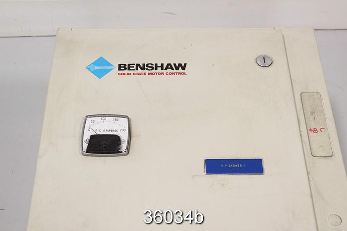 Used Benshaw RS6-100-480-1 Soft Starter with Controls #36034