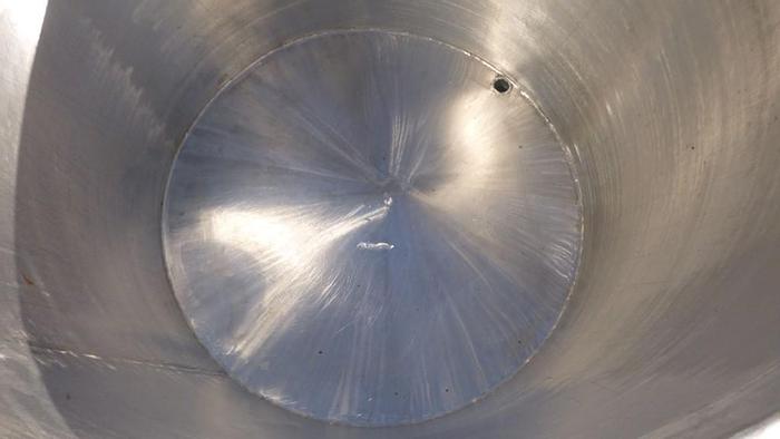 Used Tank, 325 Gallon, 316 Stainless Steel, 45" x 47", Jacketed, OT/SB #S743435