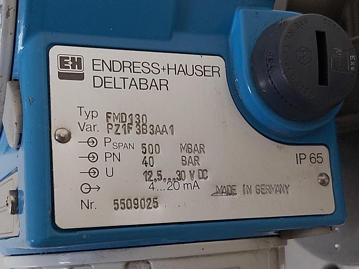 Gebraucht Drucktransmitter, Deltabar FMD130, 0-250mbar, Endress und Hauser gebraucht-Top