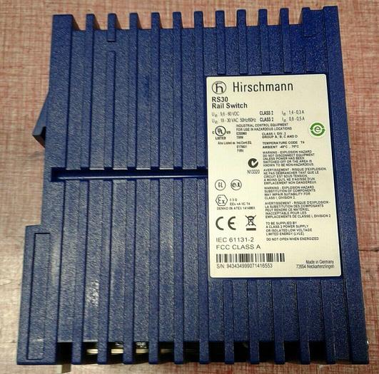 Used HIRSCHMANN RS30 Rail Switch