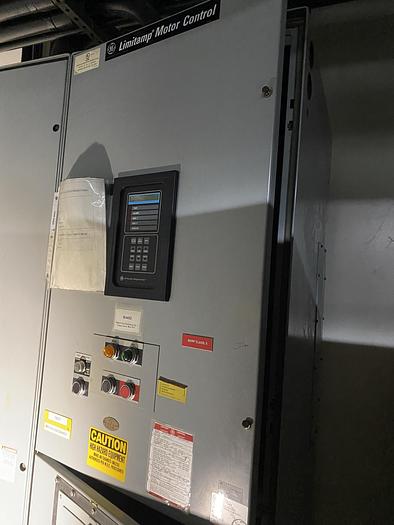 Used GENERAL ELECTRIC LIMITAMP CR194A118A2 800 HP CONTROLLER W/ DRAW-OUT AIR-BREAK CONTACTOR