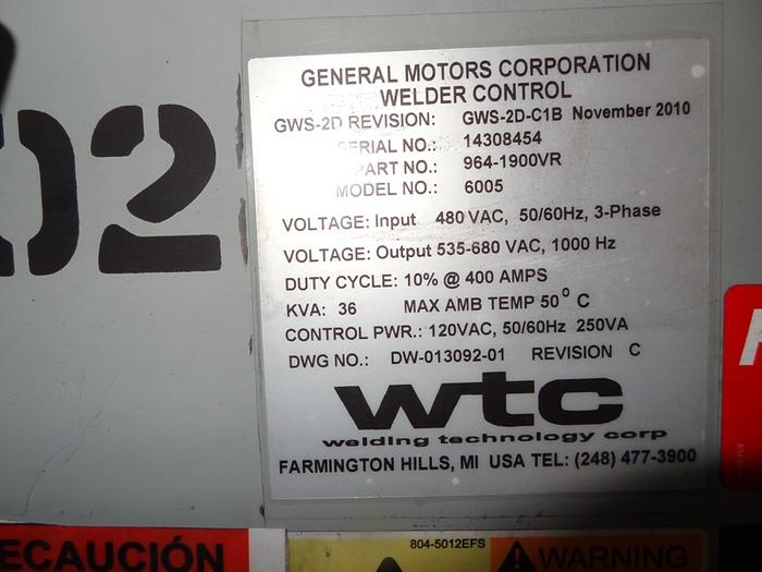 Used 2014 FANUC R2000iB/210F 6 AXIS CNC ROBOT WITH R30iA CONTROLLER