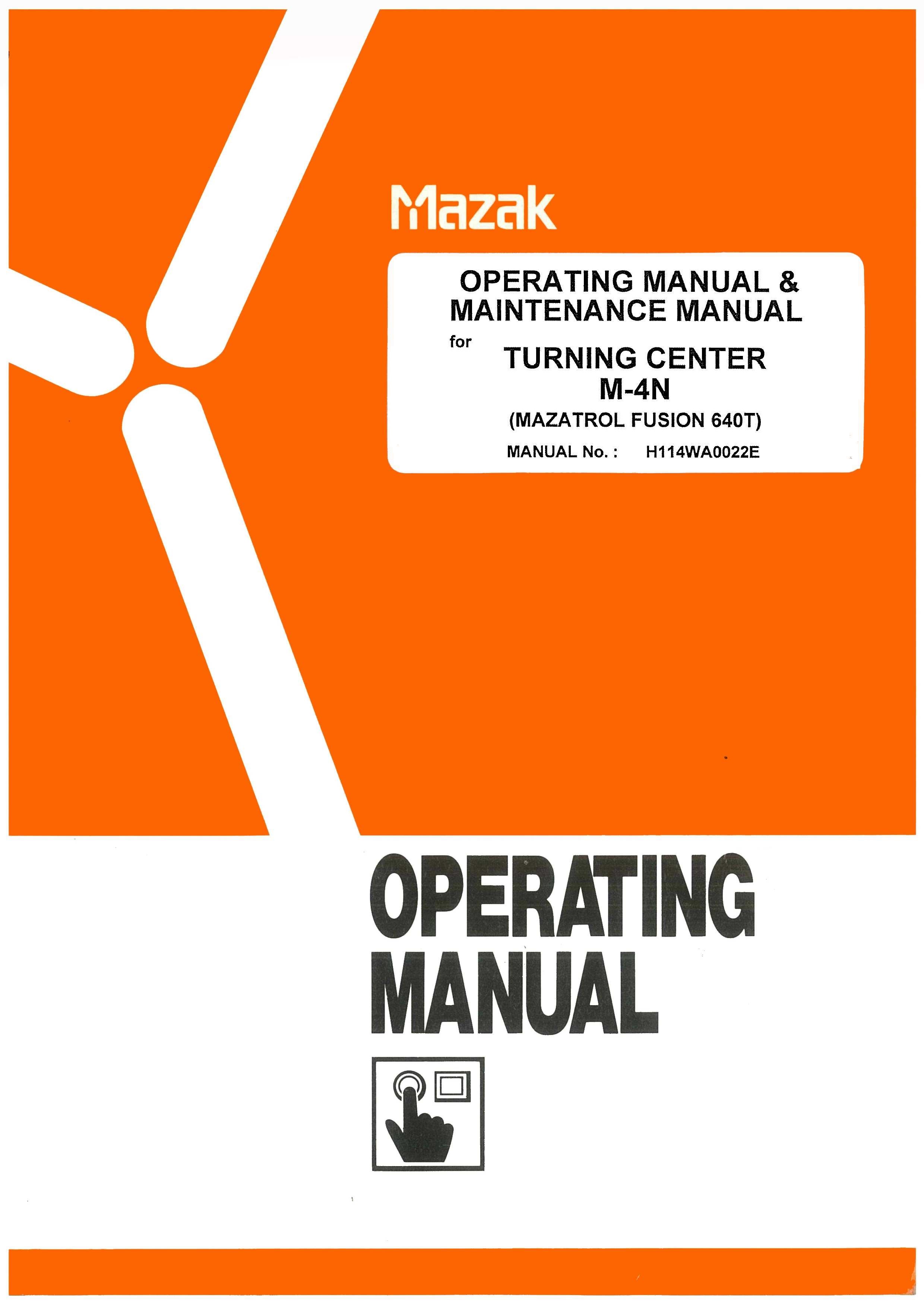Manuals for sale at NGK Machine Tools (S) Pte Ltd