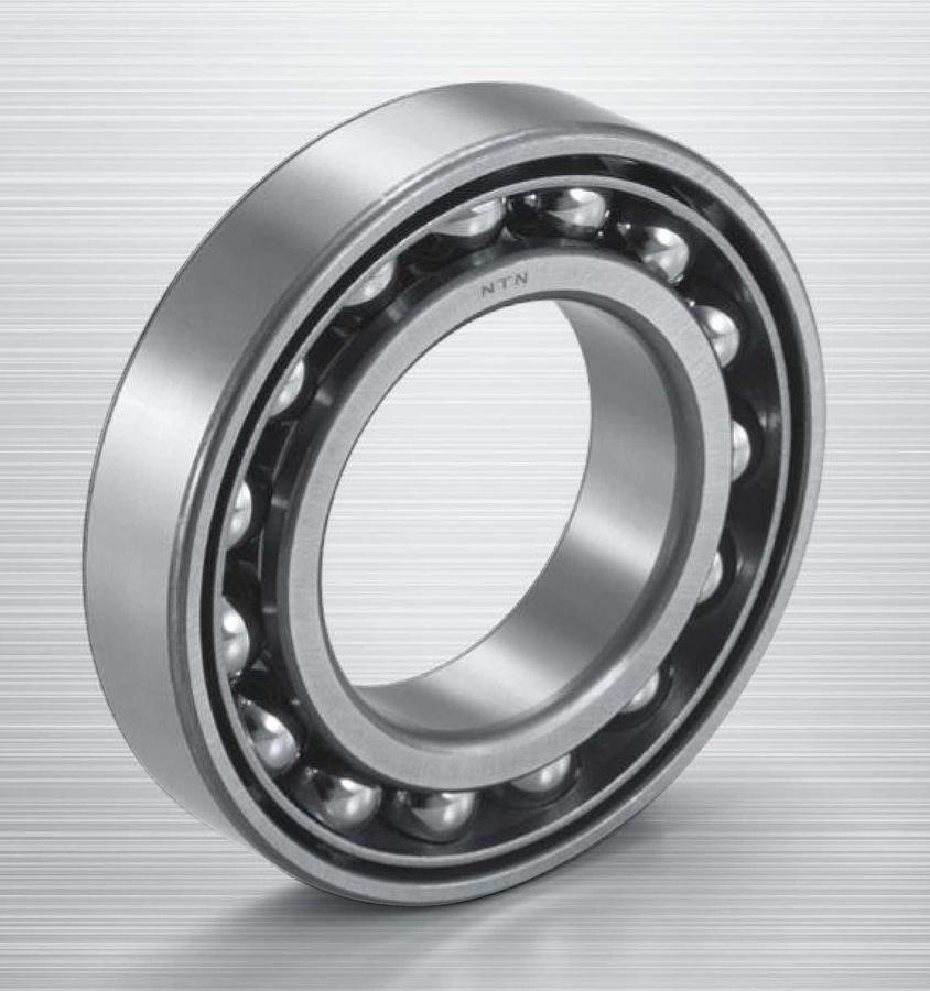 Used NTN Angular Contact Ball Bearing Supper Precision (Non-Contact Rubber Seal) 6205LLB - Straight Bore, 20 mm ID, 47 mm OD, 14 mm Width