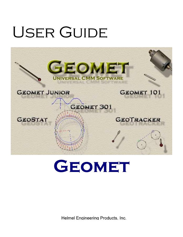 Used Manual for Used Helmel Geomet Universal CMM Software – User Guide