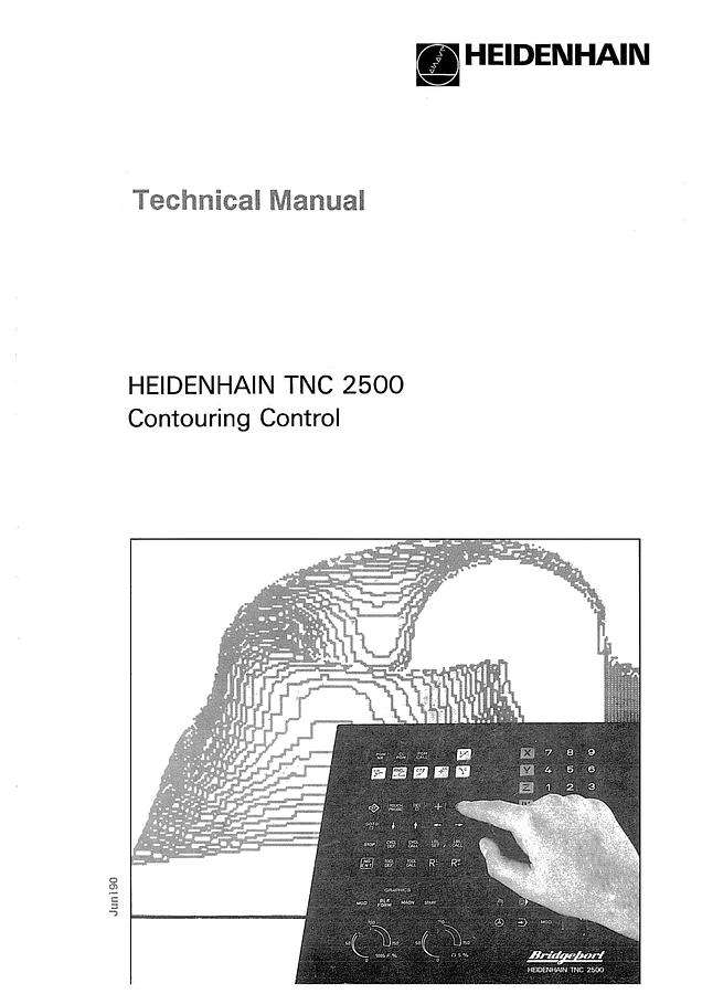Used Manual for Used Heidenhain Machine Contouring Control TNC-2500 – Technical Manual