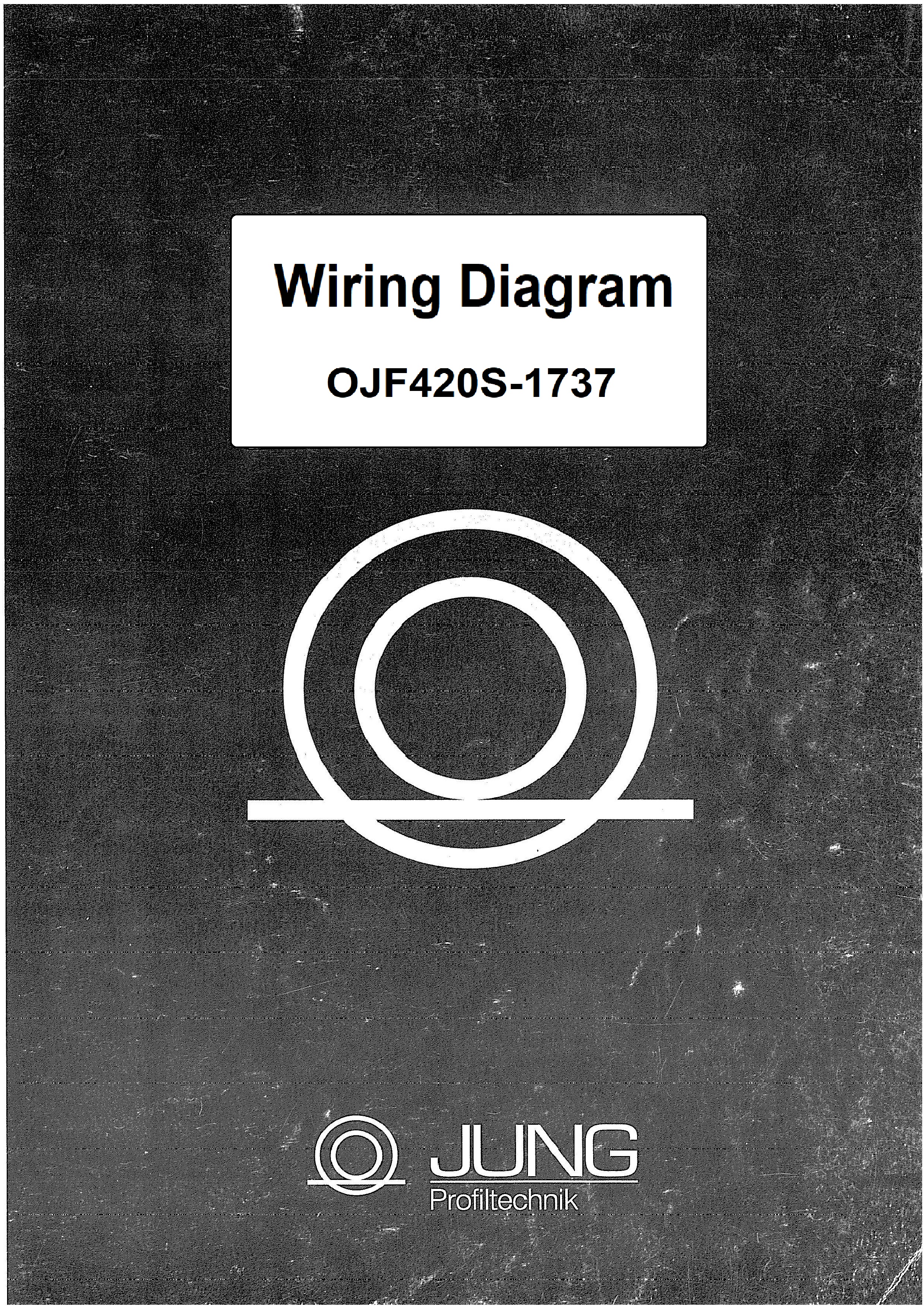 Used Manual for Used Jung Machine OJF420S-1737 – Wiring Diagram