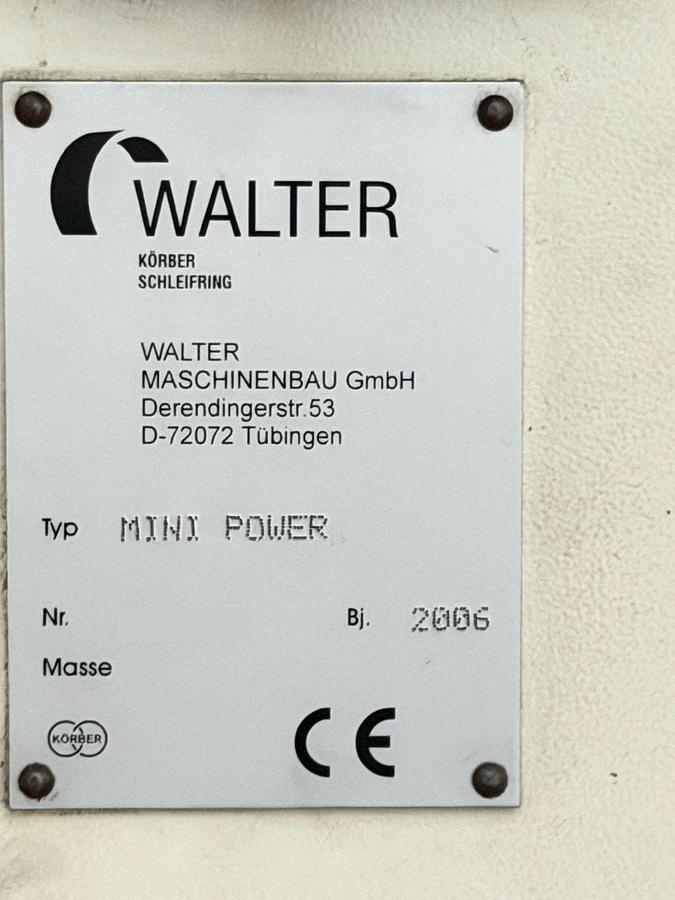 Used 2006 Walter Mini Power