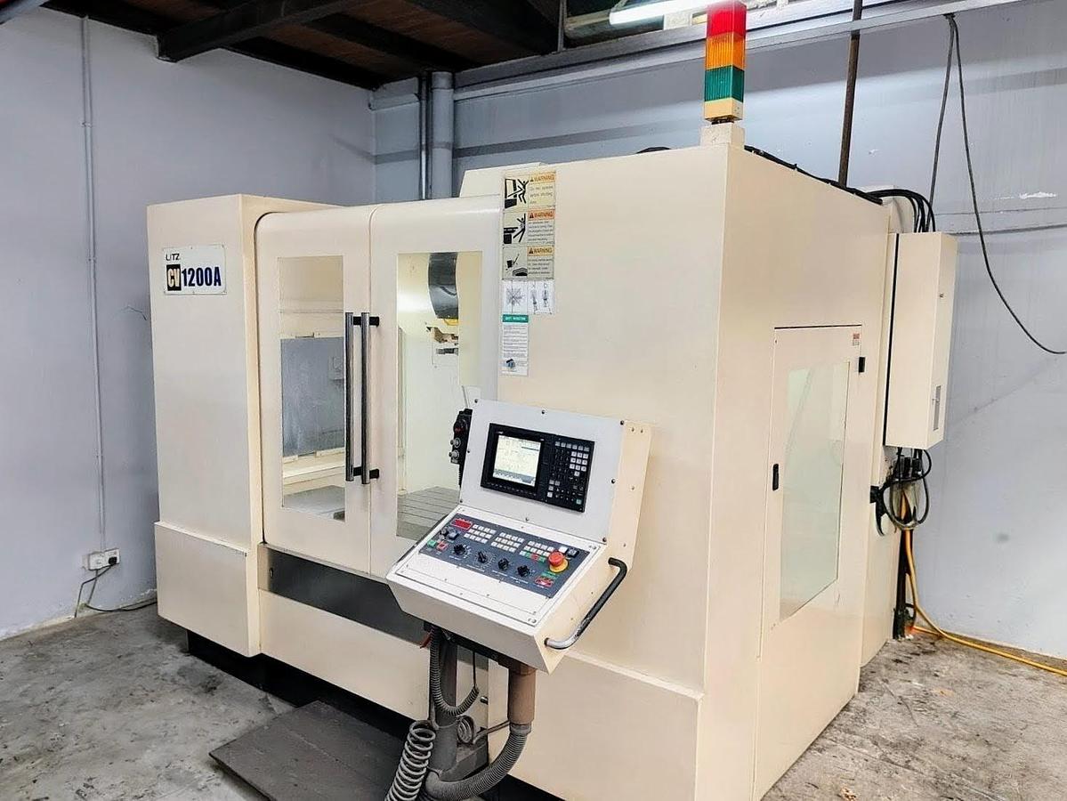 Used Used Litz Hitech CV-1200A Machine Center